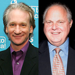 Bill Maher, Rush Limbaugh Bill Maher, Rush Limbaugh